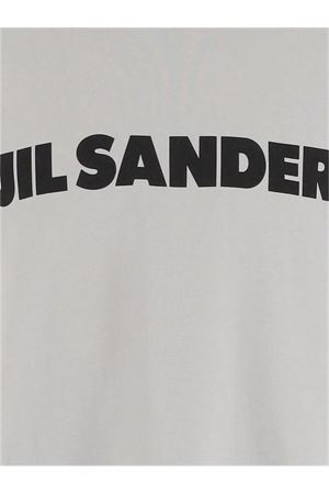 T-shirt in jersey di cotone grigio chiaro JIL SANDER | J54GC0011J45148058